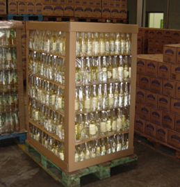 TPS aplicado en pallet de botellas